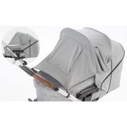 Parasolar premium pentru carucioare bebelusi, protectie solara UPF 50+, gri, Reer ShineSafe Premium 84121