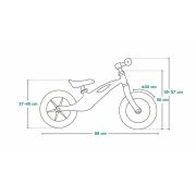Lionelo - Bicicleta cu roti gonflabile, cu cadru din magneziu, fara pedale, 12 \'\', Bart Air , Pink Violet BYNLOE-BART_AIR_PINK_VIOLET