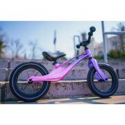 Lionelo - Bicicleta cu roti gonflabile, cu cadru din magneziu, fara pedale, 12 \'\', Bart Air , Pink Violet BYNLOE-BART_AIR_PINK_VIOLET