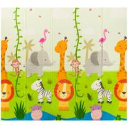 Lionelo - Covoras educativ Robby, Pliabil, Impermeabil, 200 x 180 cm, Cu Imprimeu pe ambele parti, Multicolor BYNLOE-ROBBY_MULTICOLOR