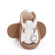 Sandalute albe cu catarama pentru baietei MDd2796-3-p10