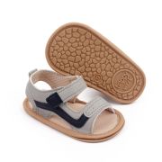 Sandalute gri cu insertie neagra pentru baietei MDd2795-2-sa5(p9)