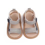Sandalute gri cu insertie neagra pentru baietei MDd2795-2-sa5(p9)