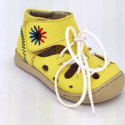 Sandale bebelusi Tahiti Galben Decor Manual - FOX118
