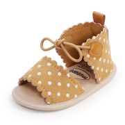 Sandalute crem cu bulinute albe (marime disponibila: 9-12 luni (marimea 20 incaltaminte)) lim2009-2-sa5.9-12 luni (marimea 20 incaltaminte)