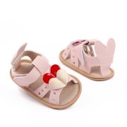 Sandalute roz cu inimioara rosie si aurie MDd2780-1-c1(c5)
