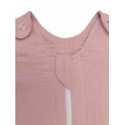 Sac de dormit copii 0.3 tog, din Muselina,  Blushing Pink, 110 cm, 0.3 tog - Vara KDESDM110BLP