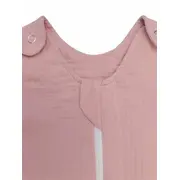 Sac de dormit copii 0.3 tog, din Muselina,  Blushing Pink, 110 cm, 0.3 tog - Vara KDESDM110BLP