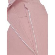 Sac de dormit copii 0.3 tog, din Muselina,  Blushing Pink, 110 cm, 0.3 tog - Vara KDESDM110BLP