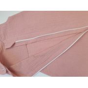 Sac de dormit copii 0.3 tog, din Muselina,  Blushing Pink, 110 cm, 0.3 tog - Vara KDESDM110BLP