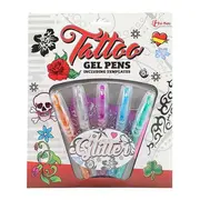 Set 5 pixuri cu gel pentru tatuaje Tattoo Toi-Toys TT45622A BBJTT45622A_Initiala