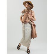 Sling cu inele isara caramel bamboo linen