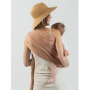 Sling cu inele isara caramel bamboo linen