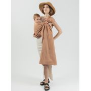 Sling cu inele isara caramel bamboo linen
