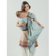 Sling cu inele isara frosty green bamboo linen