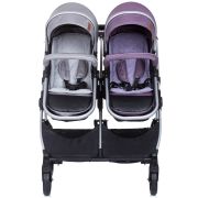 Carucior gemeni chipolino duo smart 2 in 1 anthracite lilac hubkbds02206al