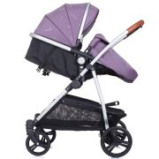Carucior gemeni chipolino duo smart 2 in 1 anthracite lilac hubkbds02206al