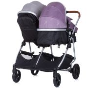 Carucior gemeni chipolino duo smart 2 in 1 anthracite lilac hubkbds02206al