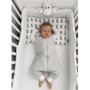 Sac De Dormit Cu Picioare, Bumbac Muselina 0.5 Tog, Glacier Gri, M, 3 Ani+ Pjb3896