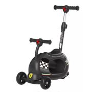 Trotineta pliabila multifonctionala ferrari 4 in 1 neagra funkfxk92bl