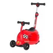 Trotineta pliabila multifonctionala ferrari 4 in 1 rosie funkfxk92re