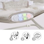 Balansoar multifunctional cu sunete si jucarii kidwell pino - bej edeedilebupin01a2