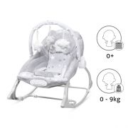 Balansoar multifunctional cu sunete si jucarii kidwell pino - gri edeedilebupin01a1