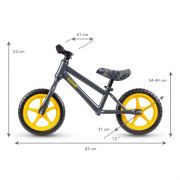 Bicicleta fara pedale cu roti din spuma eva kidwell mundo - dogs edeedirobimun01a2