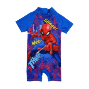 Costum de baie UV cu maneci scurte si fermoar Spiderman EPLUSM EPMSPS52441437 BBJEPMSPS52441437_Albastru_110/116