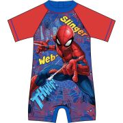 Costum de baie UV cu maneci scurte si fermoar Spiderman EPLUSM EPMSPS52441437 BBJEPMSPS52441437_Albastru_98/104