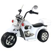 Motocicleta electrica chipolino chopper white hubelmch0213wh