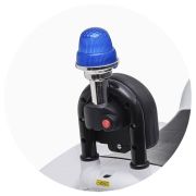 Motocicleta electrica chipolino police white hubelmpo0211wh