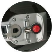 Motocicleta electrica chipolino sport max black hubelmsm0212bk