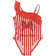 Costum baie intreg Minnie cu volane pe un umar EPLUSM EPMDISMF52449400 BBJEPMDISMF52449400_Rosu_104/110