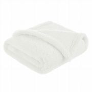 Bocioland - Paturica pufoasa pentru copii, Din fleece, 80 x 100 cm, Ecru BYNBOC0106