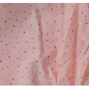 Cearceaf "Inghetata de fructe", KidsDecor, cu elastic, din bumbac - 60x85 cm KDE