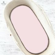 MimiNu - Cearceaf cu elastic pentru landou, 80x35 cm, Din Jerseu, Pink BYN6426972010511