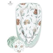 MimiNu - Cosulet bebelus pentru dormit, Baby Cocoon 90x50 cm, Lulu Natural BYN6426972011266