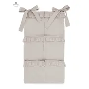 MimiNu - Organizator pentru patut, 6 compartimente, Cu volanase, Colectia Royal, Beige BYN6426972010863