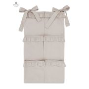 MimiNu - Organizator pentru patut, 6 compartimente, Cu volanase, Colectia Royal, Beige BYN6426972010863