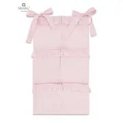 MimiNu - Organizator pentru patut, 6 compartimente, Cu volanase, Colectia Royal, Powder Pink BYN6426972010849