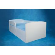 Pat De Fete 2-16 Ani Personalizabil Cu Alba Ca Zapada Cu Saltea SafeNest 180x80 Cm Si Laterala Detasabila Ptv3023