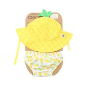 Set Chilotel De Baie Si Palarie, Marimea L, UPF 50+, Zoocchini, Ananas KRT2705