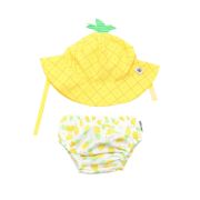Set Chilotel De Baie Si Palarie, Marimea L, UPF 50+, Zoocchini, Ananas KRT2705