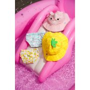 Set Chilotel De Baie Si Palarie, Marimea L, UPF 50+, Zoocchini, Ananas KRT2705
