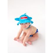 Set Chilotel De Baie Si Palarie, Marimea L, UPF 50+, Zoocchini, Shark KRT5328