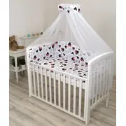 Baldachin Din Tul, Funda Din Bumbac, Imprimeu Lenjerie Miki, Amy 300x160 Cm, Suport De Prindere Inclus, 153h Cm Pjb83696+s