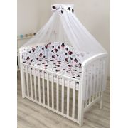 Baldachin Din Tul, Funda Din Bumbac, Imprimeu Lenjerie Miki, Amy 300x160 Cm Pjb83696