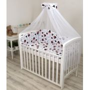 Baldachin Din Tul, Funda Din Bumbac, Imprimeu Lenjerie Miki, Amy 300x160 Cm Pjb83696