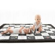 Covor De Joaca Termoizolant Pentru Bebe, Activitati Senzorial ,   Contrast 120x140cm Pjbc598